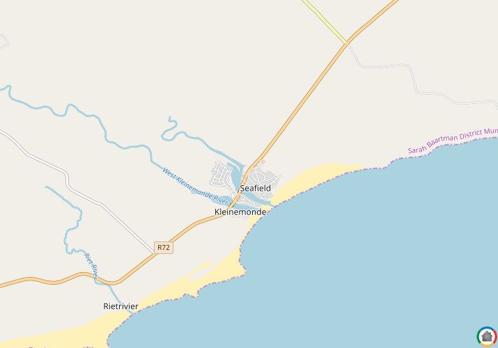 Map location of Kleinemonde 